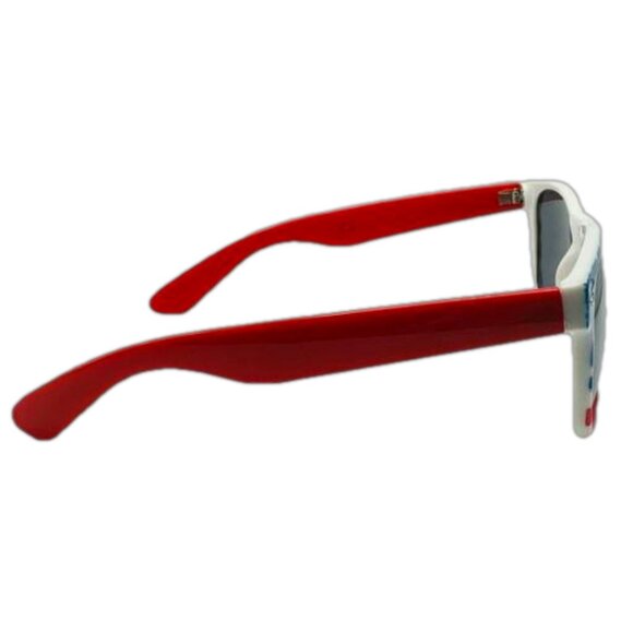 9075 | Red USA Themed California Classic Sunglasses - Picture 3 of 5